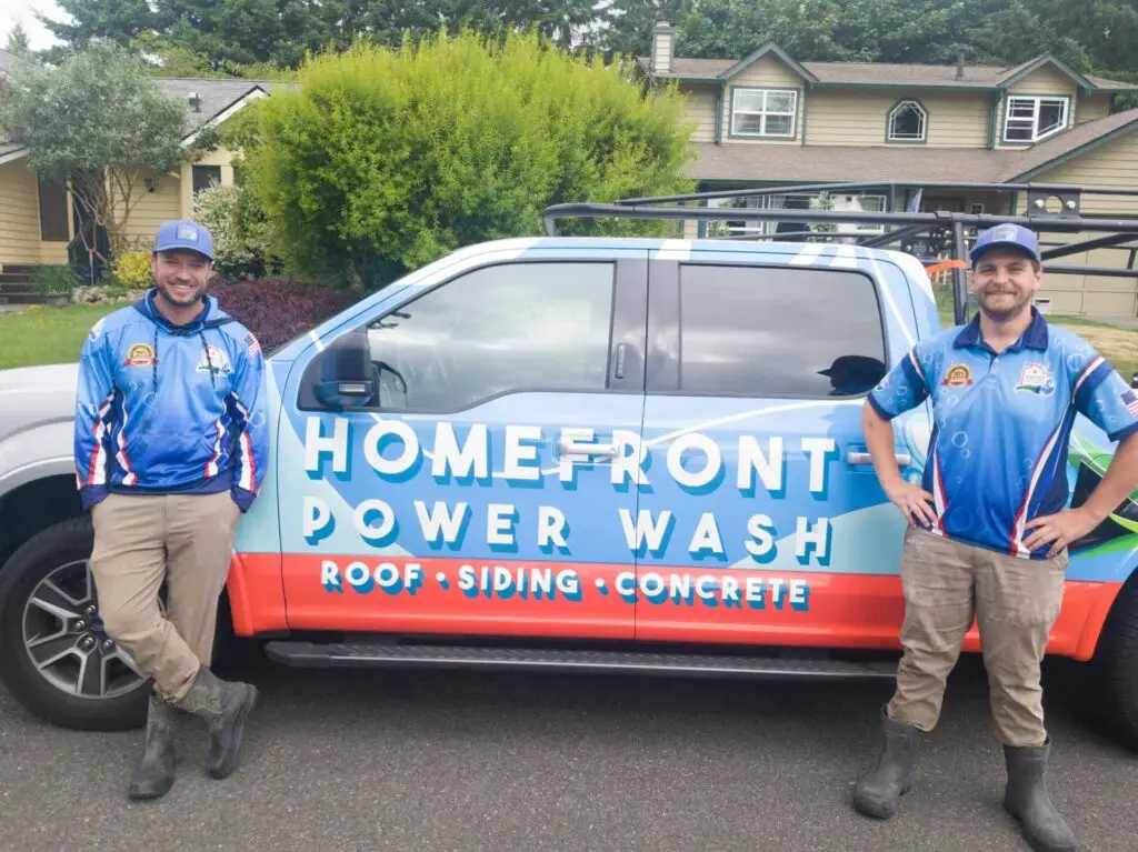 Chris and Dillon, owners of Homefront Power Wash