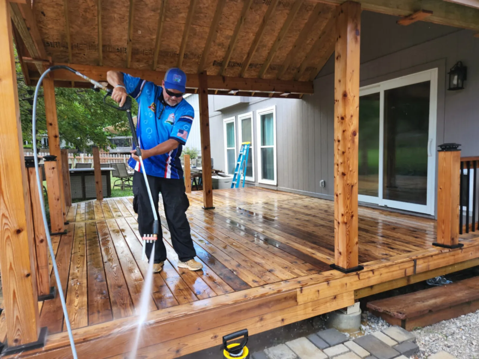 Wood Power Wash